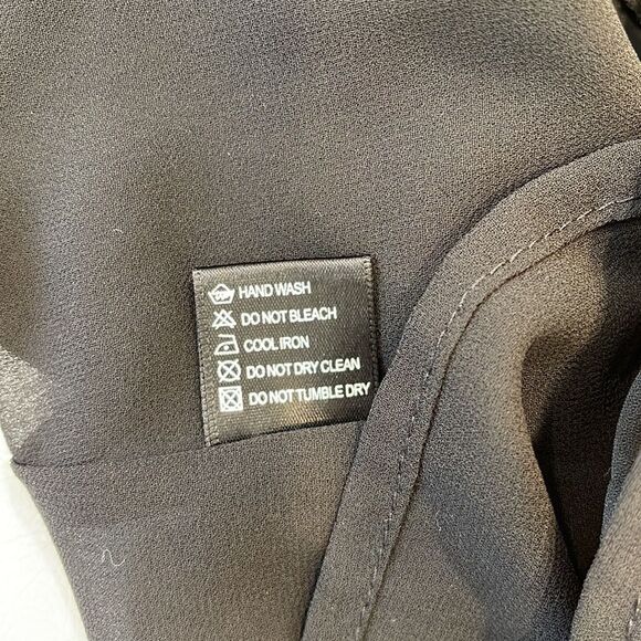 Olivaceous Black Shift Dress with Exposed Back Zipper (NWT) - Picture 6 of 6